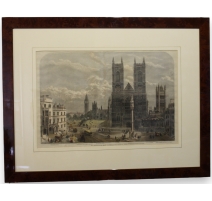 Gravure "Westminster Abbey" par MACQUARD