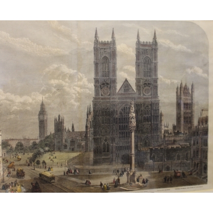 Engraving of ‘Westminster Abbey’ by MACQUARD