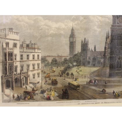 Engraving of ‘Westminster Abbey’ by MACQUARD
