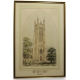 Gravure "Saint Cuthber's Wells" par C. WICKES