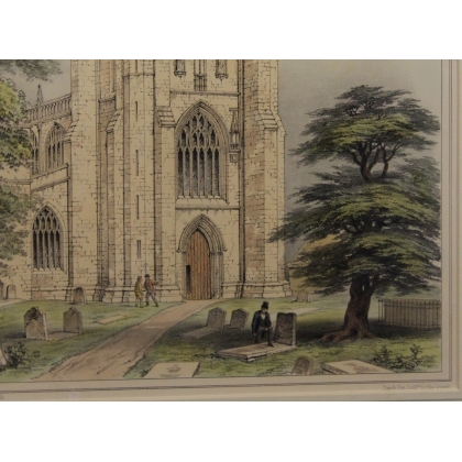 Engraving of ‘Saint Cuthber’s Wells’ by C. WICKES