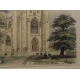 Gravure "Saint Cuthber's Wells" par C. WICKES