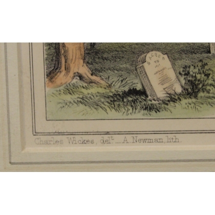 Engraving of ‘Saint Cuthber’s Wells’ by C. WICKES