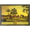 Eglomé glass: ‘Hunting Scene’