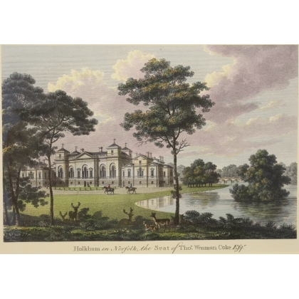 Reproduction of the engraving ‘Holkham’