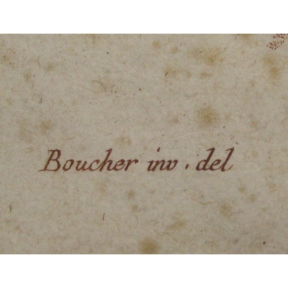 Gravure sanguine "Jeune fille"