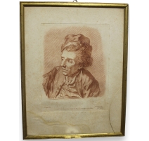Gravure sanguine "Homme"