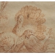 Gravure sanguine "Dindons"
