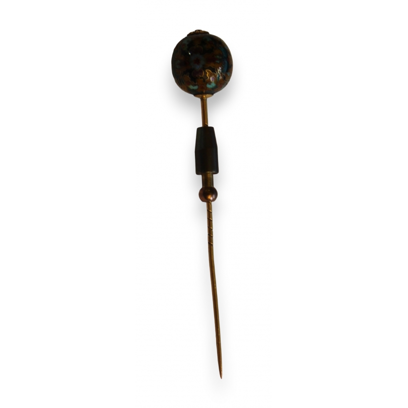 Cloisonné hat pin