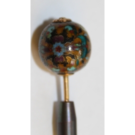 Cloisonné hat pin