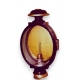 Oval Lantern, painted black an