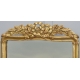 Miroir Louis XVI fronton triple boucle