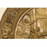 Embossed brass plate, ‘The Quarrel’