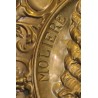 "Molière" embossed brass dish