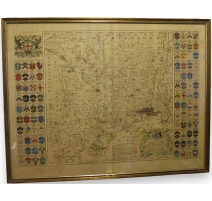 Gravure "Carte de Londres" par SEALE & BOWEN