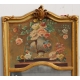 Trumeau style Louis XV décor de fleurs