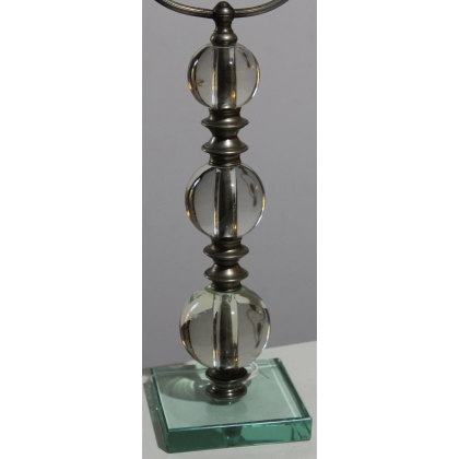 Lampe boules en verre par Jacques ADNET