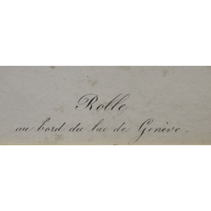 Gravure "Rolle"