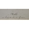 Gravure "Rolle"