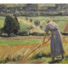 Tableau \"Les foins\" signé David BURNAND 32