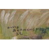 Tableau \"Les foins\" signé David BURNAND 32