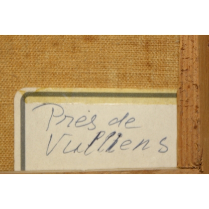 Tableau \"Les foins\" signé David BURNAND 32