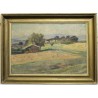 Tableau \"Campagne\" signé David BURNAND
