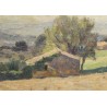 Tableau \"Campagne\" signé David BURNAND