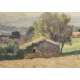 Tableau "Campagne" signé David BURNAND