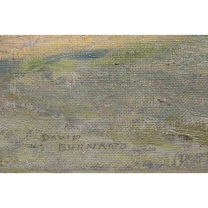 Tableau \"Campagne\" signé David BURNAND