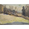 Tableau \"Paysage\" signé David BURNAND 75