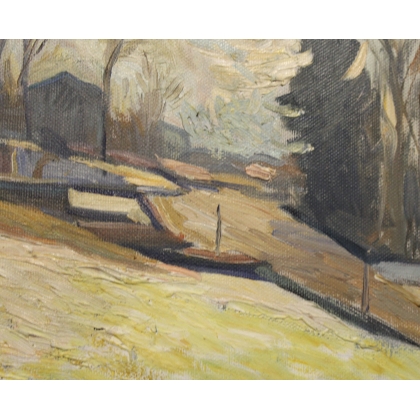 Tableau \"Paysage\" signé David BURNAND 75