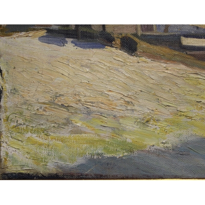 Tableau \"Paysage\" signé David BURNAND 75