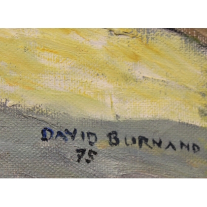 Tableau \"Paysage\" signé David BURNAND 75