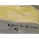 Tableau "Paysage" signé David BURNAND 75