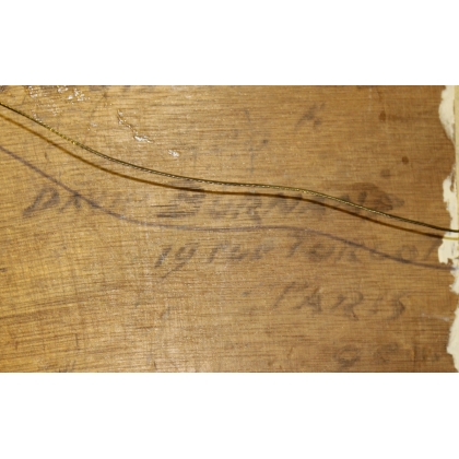 Tableau \"Attelage\" signé David BURNAND 1924