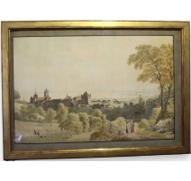Gravure Lausanne par LORY 1806