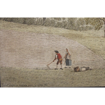 Gravure Lausanne par LORY 1806