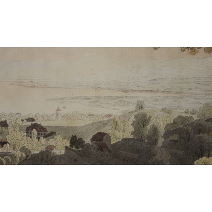 Gravure Lausanne par LORY 1806