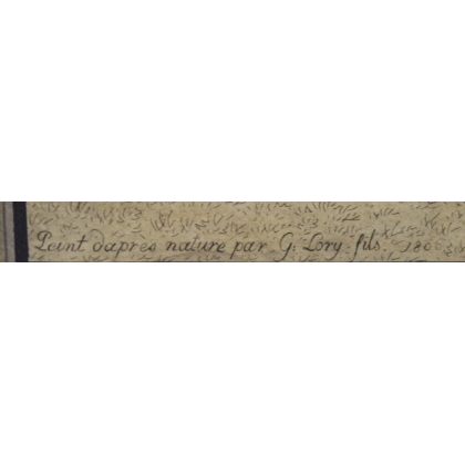 Gravure Lausanne par LORY 1806