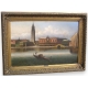 Painting "Venice", signed A. A