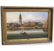 Tableau "Venise", signé A. ACHENTHAL