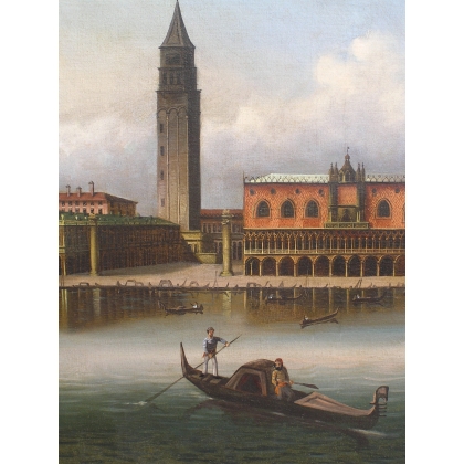 Paintings | Painting entitled ‘Venice’, signed A. ACHENTHAL Moinat SA  – Antiques and home décor