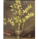 Pastel "Forsythia" signé Aimée RAPIN