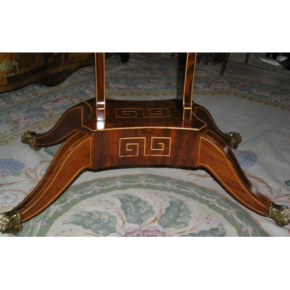  Sofa Table à abattants marquetterie de croisillons sur  Moinat SA  - Antiquités décoration