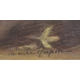 Pastel "Forsythia" signé Aimée RAPIN