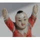 Netsuke Enfant assis les bras en l'air