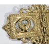 Gold-plated bronze belt buckle