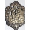Silver belt buckle