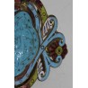Cloisonné bronze belt buckle